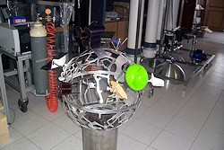 Struttura metallica per lampadario